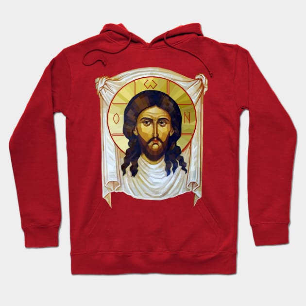 Jesus Christ Shroud Icon Hoodie by Ricardo77